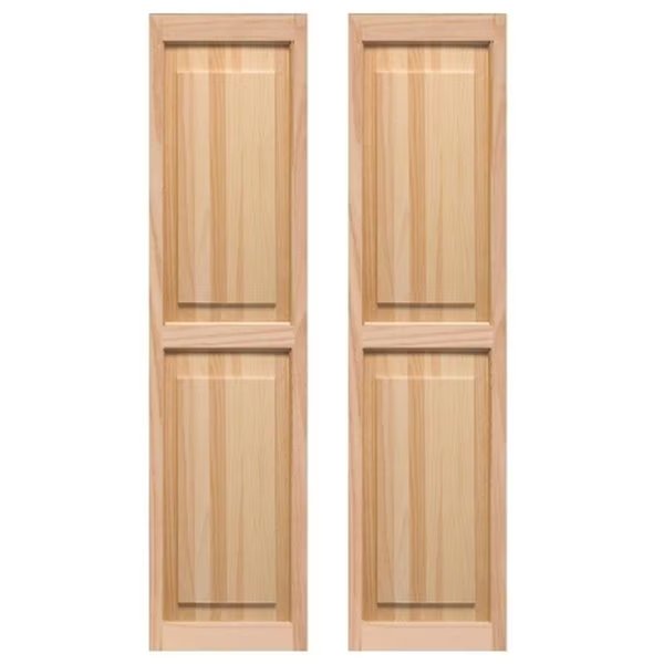 Exterior Raised Panel Shutters 15 x 51 in., Designs-Done-Right, Mfr#: DE2609816